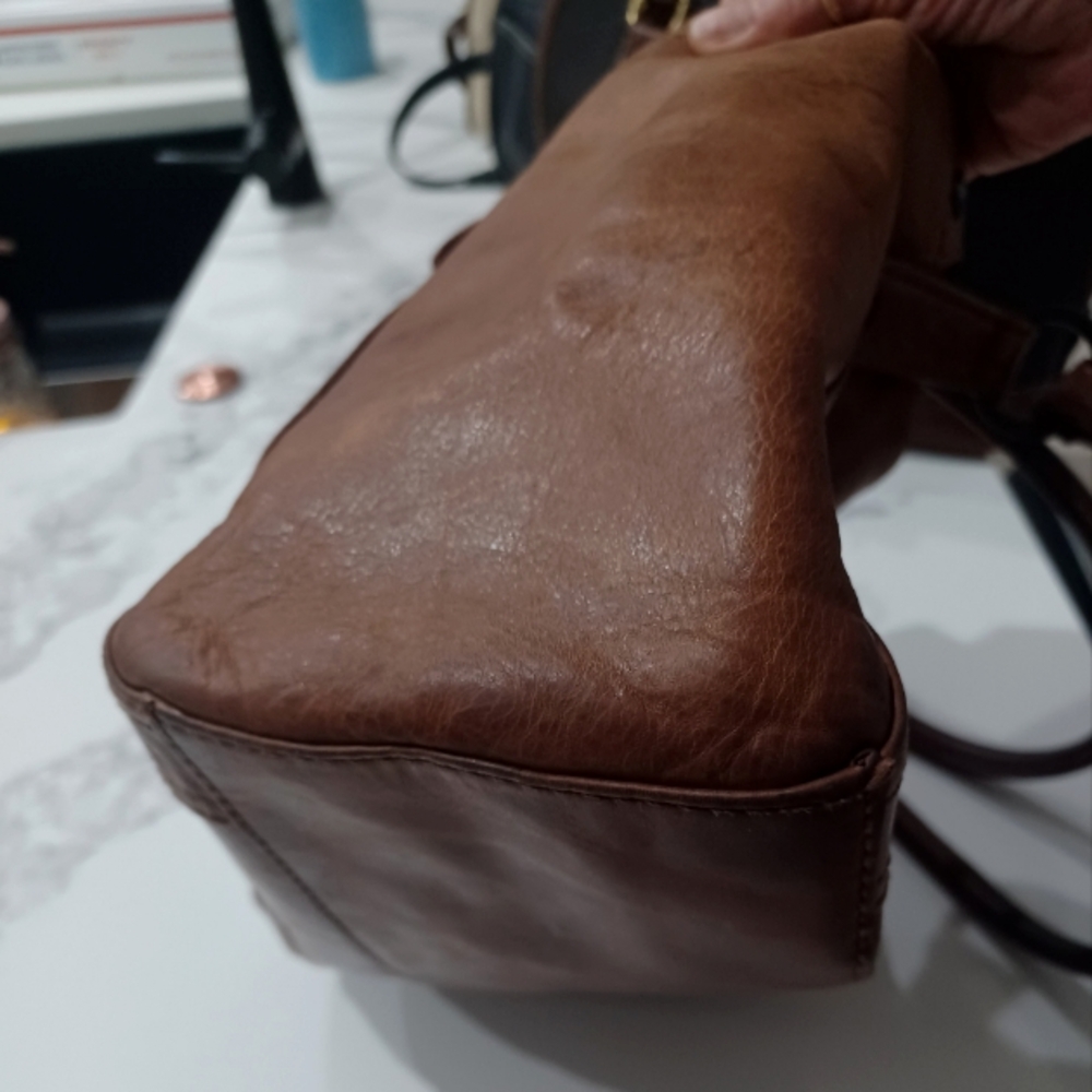 Frye Large Slouchy 15in Melissa Satchel Bag - Picture 11 of 17